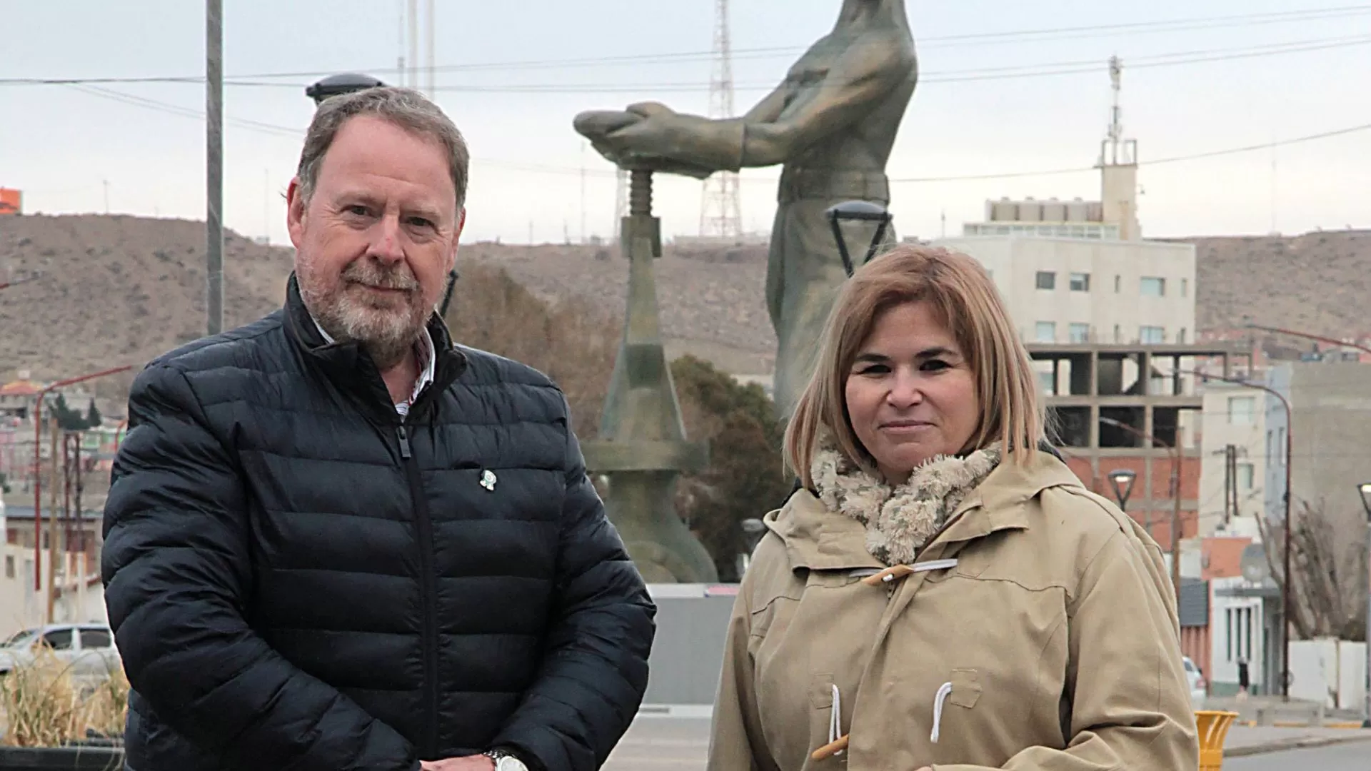 Guillermo Polke visita Caleta Olivia durante su última gira por Zona Norte