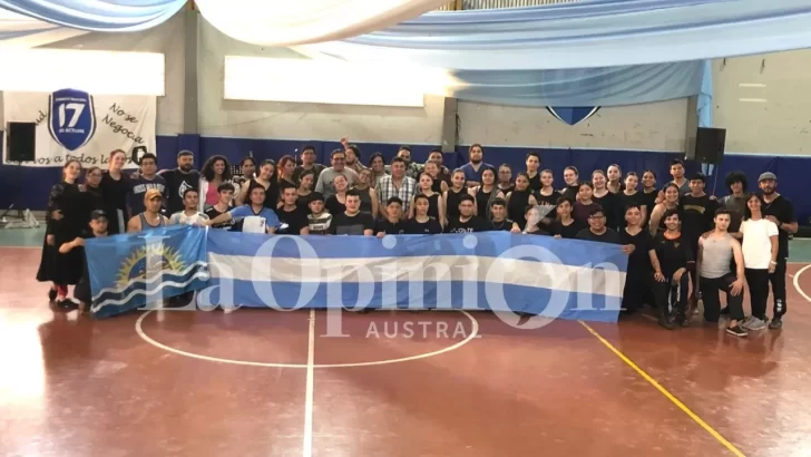 El sentimiento malvinense de Santa Cruz llega a Cosquín