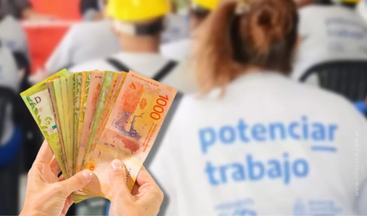 Aumento del 34% al Potenciar Trabajo: cuánto se cobra en agosto