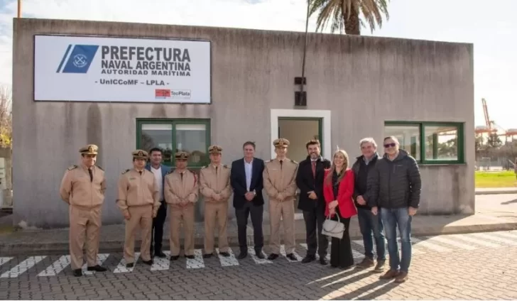 Prefectura Naval inauguró el primer destacamento en una terminal de contenedores: “Permite mejorar el comercio exterior y la seguridad”