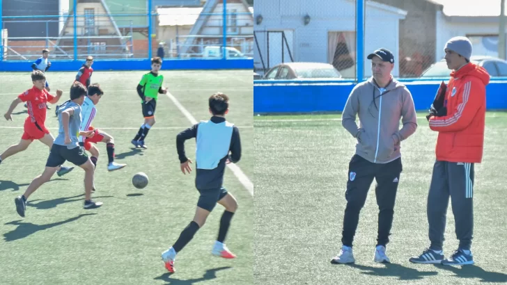 River Plate probó a jugadores de Río Gallegos en la “Pino” y tres se destacaron sobre el resto