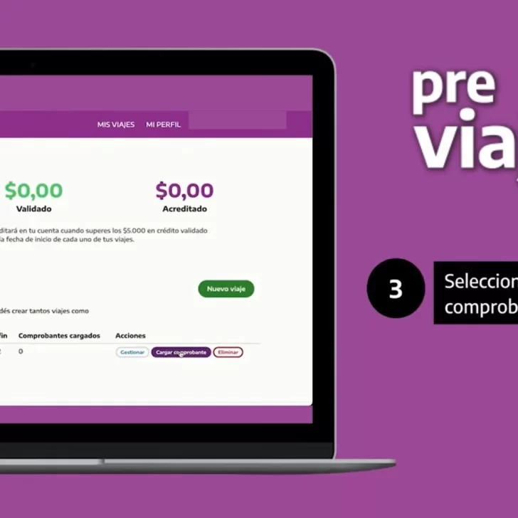 Últimas horas de PreViaje 3: cómo cargar los comprobantes de pasajes, hoteles y excursiones