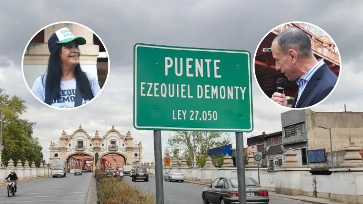 Colocaron el nombre de Ezequiel Demonty al “Puente Alsina”, desde donde lo arrojó la Policía hace 20 años