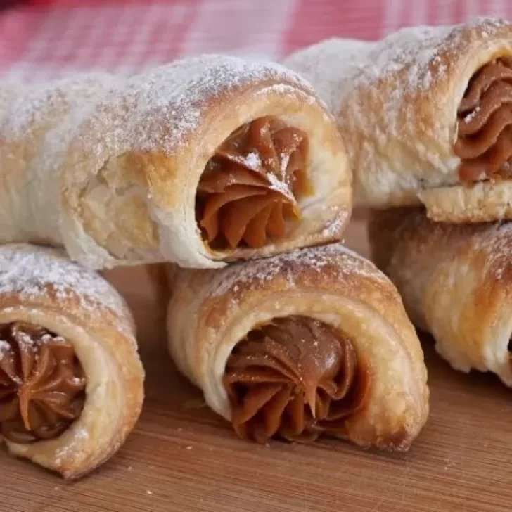 Receta de facturas caseras: cómo hacer medialunas y cañoncitos con dulce de leche