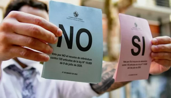 Referéndum en Uruguay: los primeros resultados sobre la derogación de una ley clave para Lacalle Pou