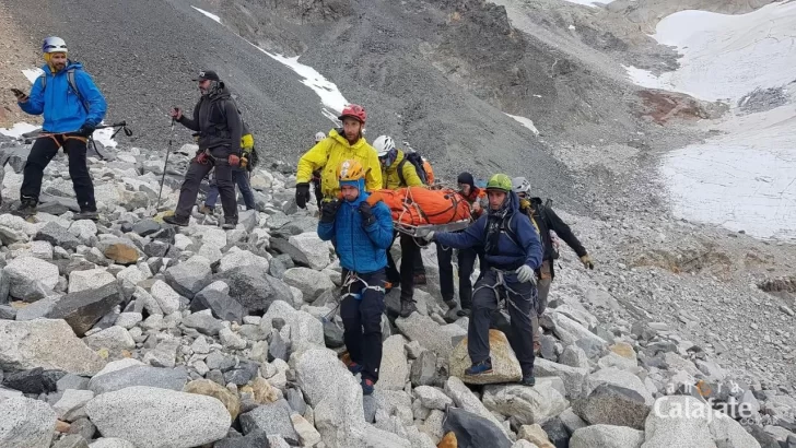 Rescataron con éxito el cuerpo del escalador alemán y será cremado en Río Gallegos