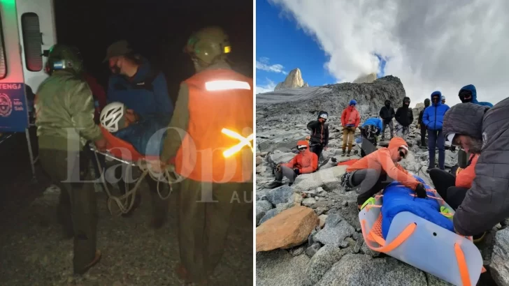 Detalles e imágenes exclusivas: así fue rescate al escalador colombiano en El Chaltén