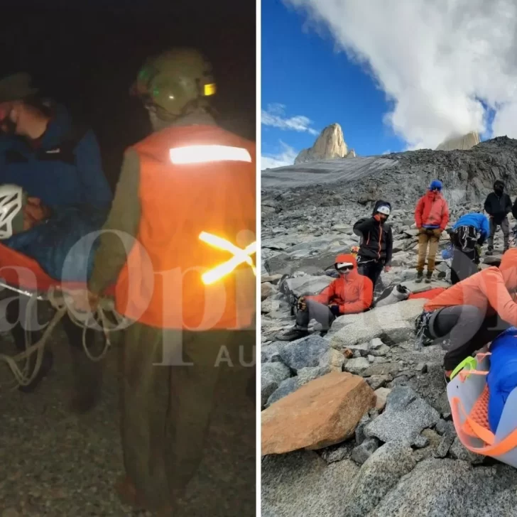 Detalles e imágenes exclusivas: así fue rescate al escalador colombiano en El Chaltén