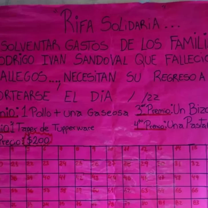 Su hijo falleció en Río Gallegos y piden ayuda para trasladar su cuerpo a Salta Su hijo falleció en Río Gallegos y piden ayuda para trasladar su cuerpo a Salta