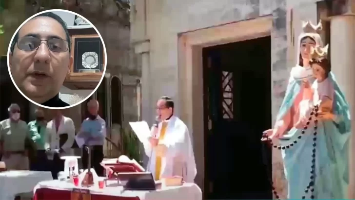 El excapellán militar Rodrigo Vázquez pidió disculpas por sus declaraciones contra García Cuerva