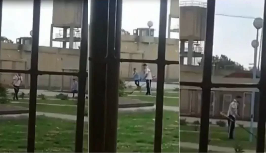 Video. Filmaron a dos rugbiers condenados por el crimen de Fernando Báez Sosa cortando el césped de la cárcel Video. Filmaron a dos rugbiers condenados por el crimen de Fernando Báez Sosa cortando el césped de la cárcel