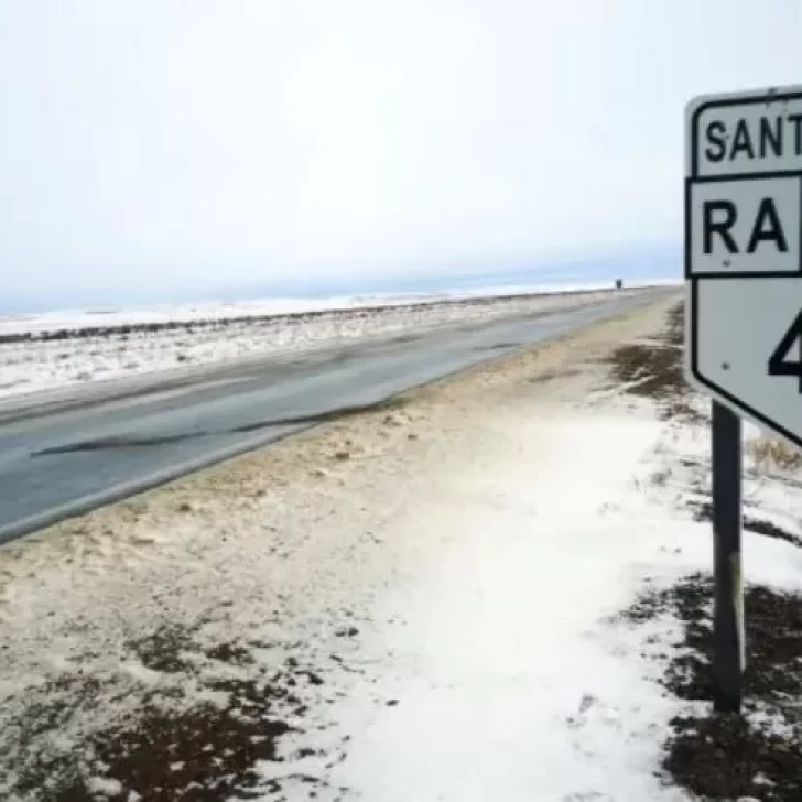 Piden circular con extrema precaución en un tramo de la Ruta Nacional 40