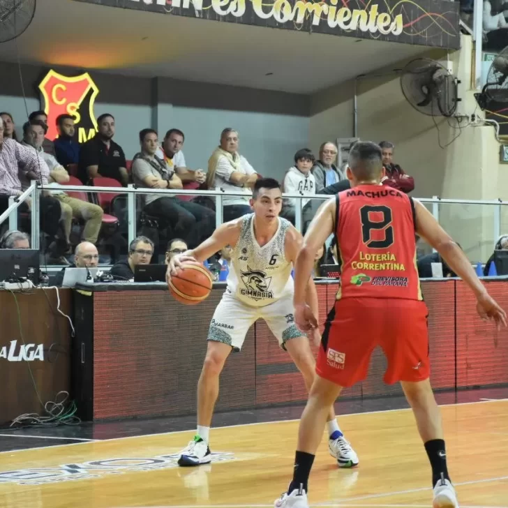 Gimnasia de Comodoro despidió la temporada tras perder con San Martín de Corrientes por 74 a 67 por los playoffs de la Liga Nacional de Básquet