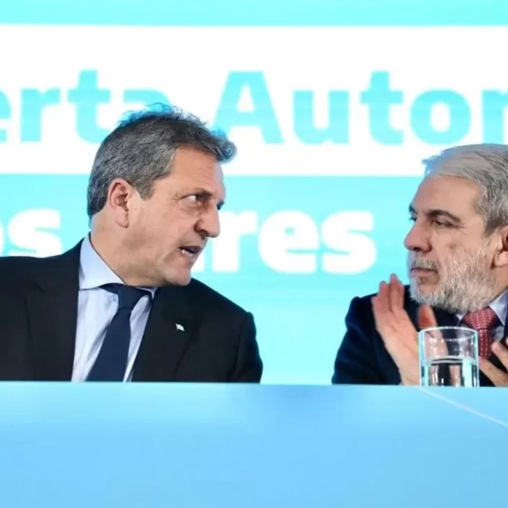 Sergio Massa y Aníbal Fernández lanzaron la primera etapa del Sistema de Alerta Automotor en Buenos Aires