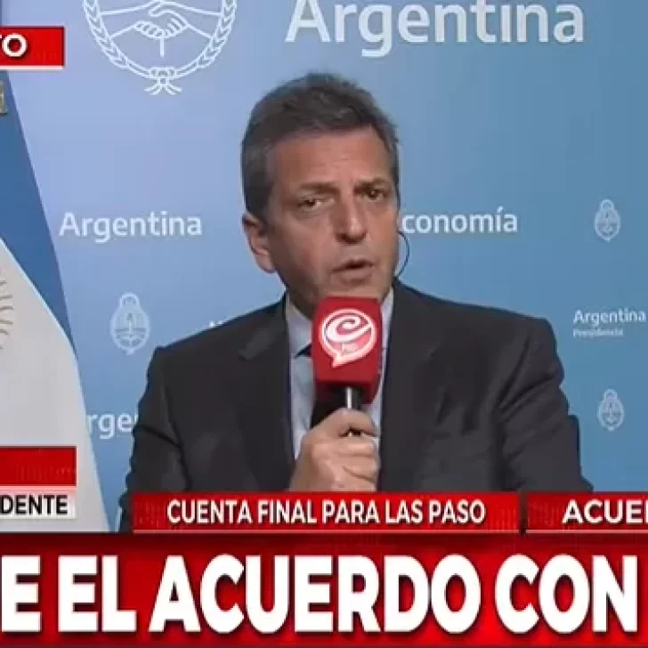 Sergio Massa en Crónica HD: “Hay que pagarle al FMI y terminar con esa relación incómoda”