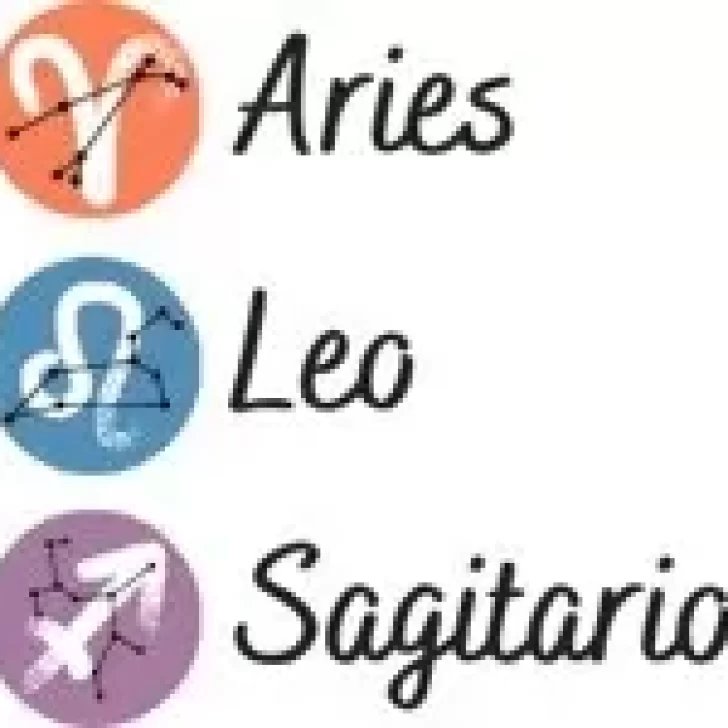 Horóscopo del mes de abril para los signos de fuego, Aries, Leo y Sagitario