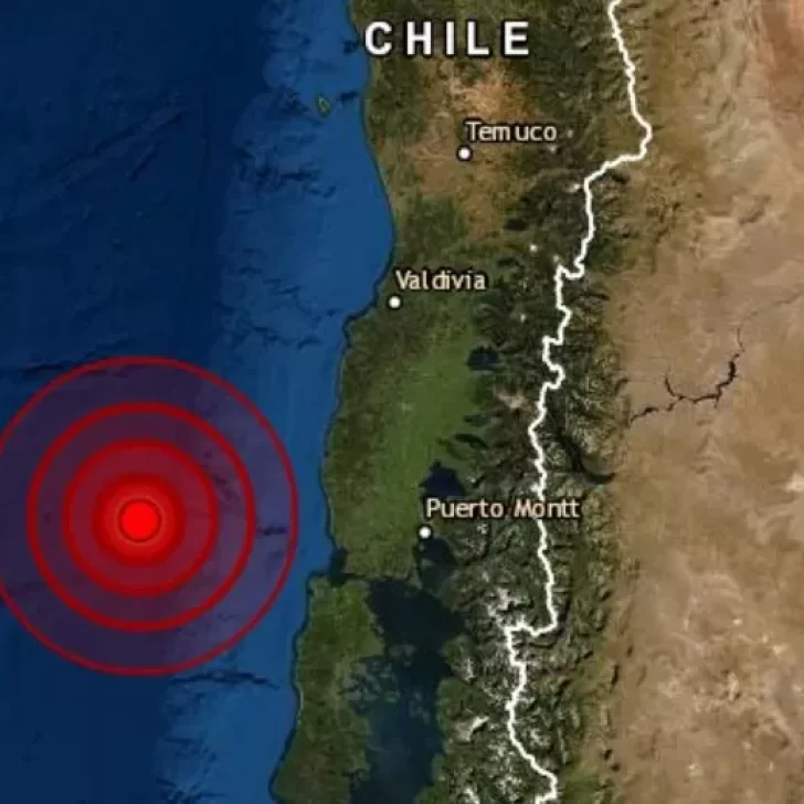 Se registró un fuerte sismo de 6.0 al sur de Chile