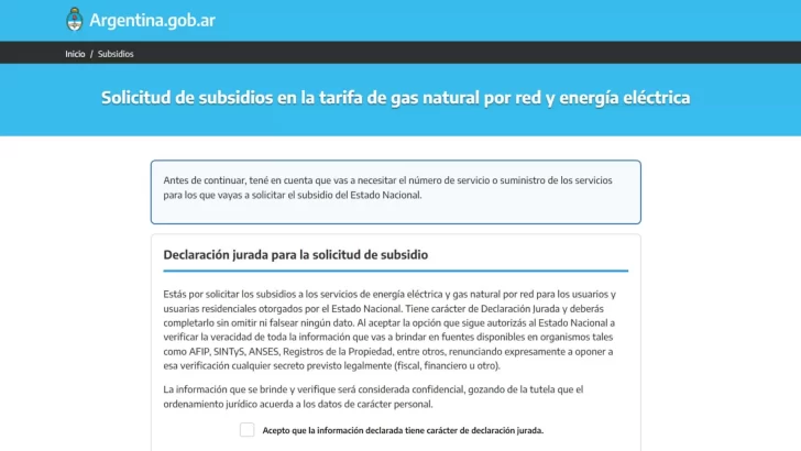 Segmentación de tarifas: arranca una nueva etapa para la inscripción a los subsidios de luz y gas