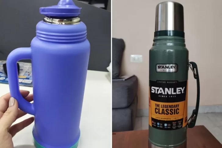 Una joven puso a prueba un termo Stanley y un Lumilagro: “Para mí es un empate”