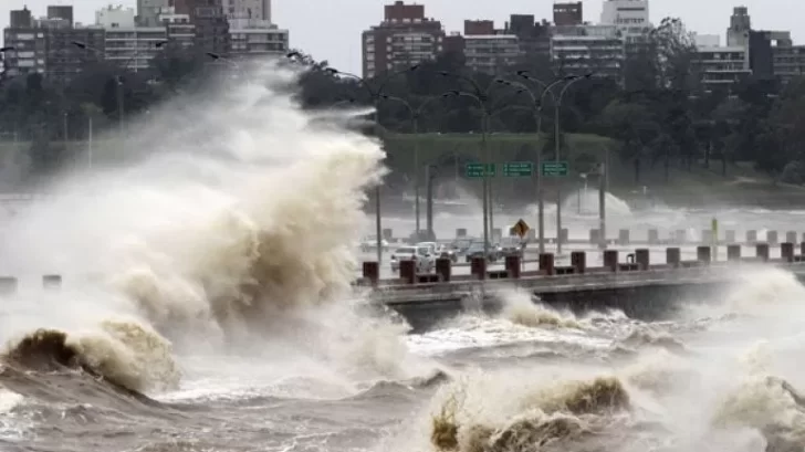 Alerta por sudestada en el Río de la Plata: la crecida podría alcanzar los 3 metros de altura