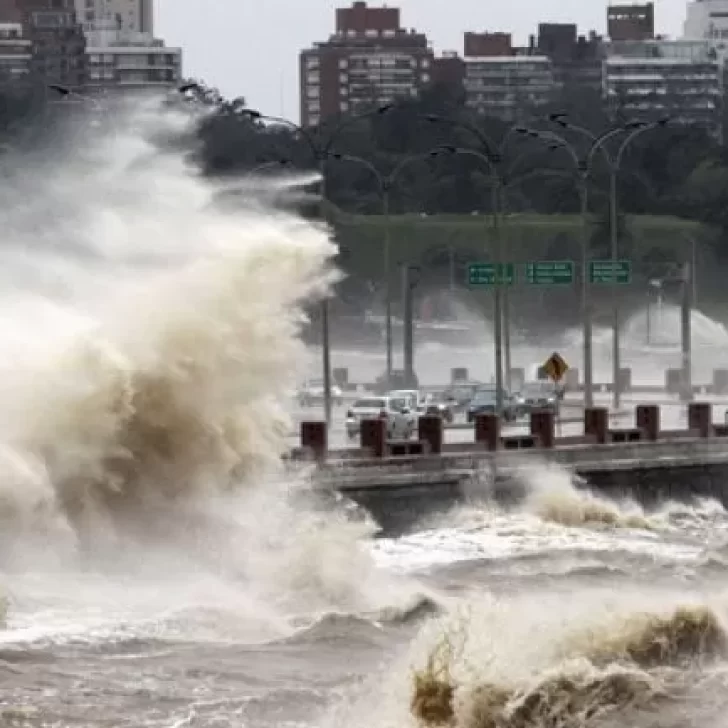 Alerta por sudestada en el Río de la Plata: la crecida podría alcanzar los 3 metros de altura
