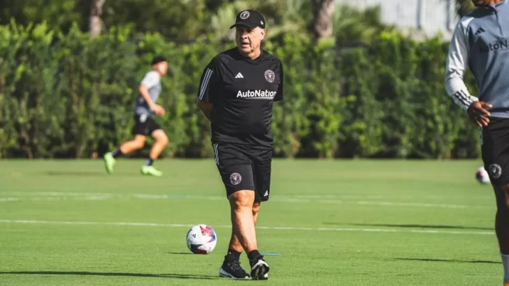 Lionel Messi se entrenó por primera vez en el Inter Miami