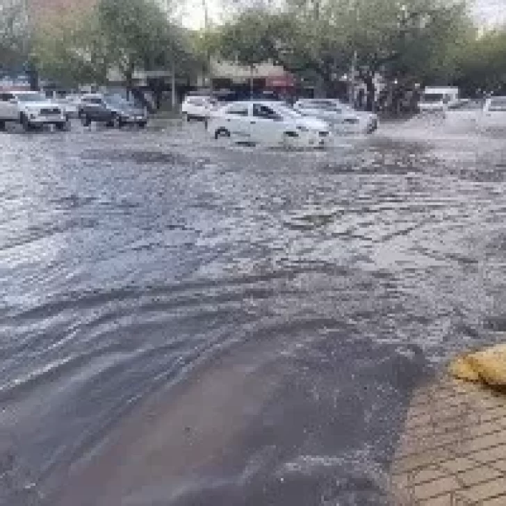Mendoza sufre un fuerte temporal de lluvia y granizo que provocó cortes de luz