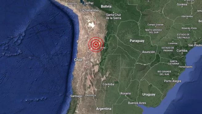 Un fuerte terremoto de magnitud 6,8 sacudió el norte de Argentina y parte de Chile y Brasil 