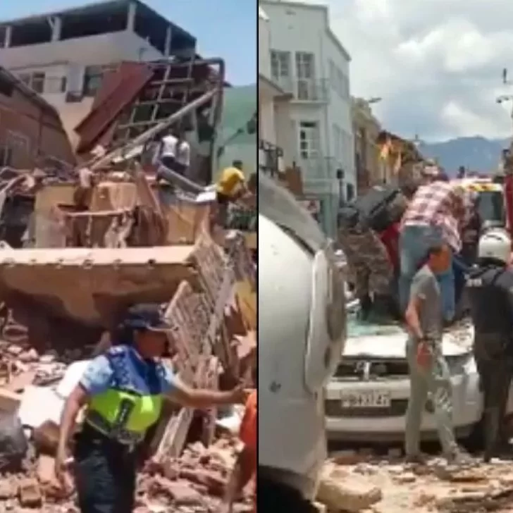 Video. Terremoto en Ecuador dejó al menos cuatro muertos y causó derrumbes en distintas ciudades