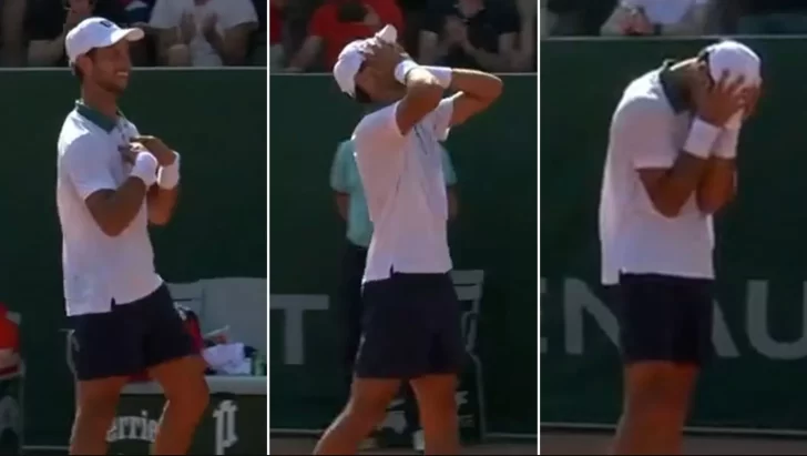 Video. El argentino Thiago Tirante ganó en su debut en Roland Garros y no se dio cuenta: su divertida reacción 