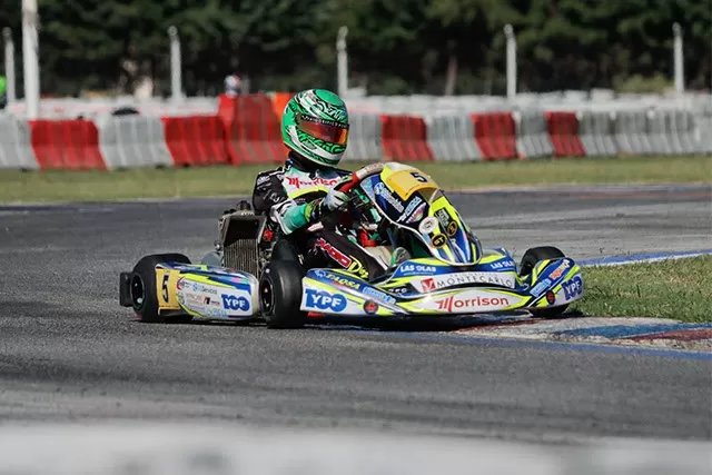 El santacruceño Thiago Díaz terminó 4° en la 5° fecha de la Champion Cup de Rotax Buenos Aires