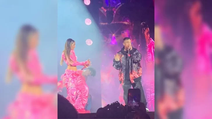 Tini Stoessel y L-Gante sorprendieron a sus fans en el Hipódromo de Palermo
