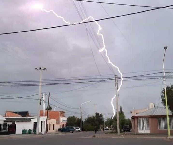 Declararon alerta amarillo por tormentas fuertes en Chubut, Río Negro y La Pampa