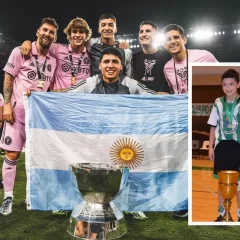 “Toto” Avilés campeón con Messi en el Inter Miami: el mismo día hace nueve años se coronó con el Boxing Club