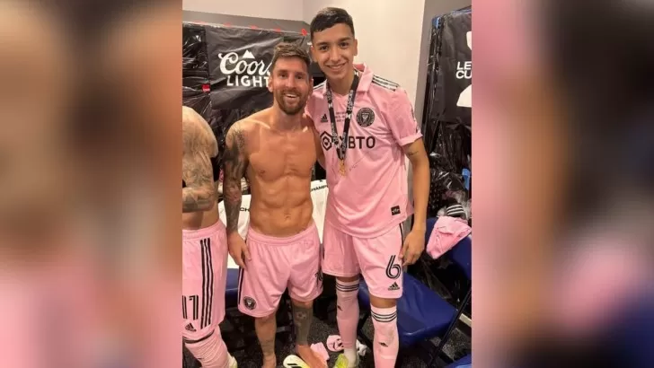 El riogalleguense “Toto” Avilés se consagró campeón junto a Lionel Messi en el Inter Miami