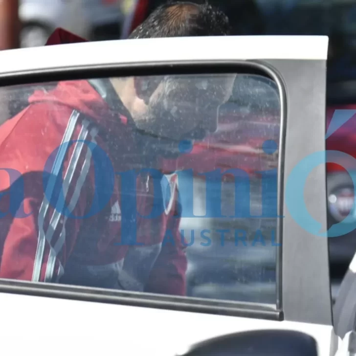 Así llevaban a declarar al agente de Tránsito acusado del crimen de “Cokito” Oyarzo