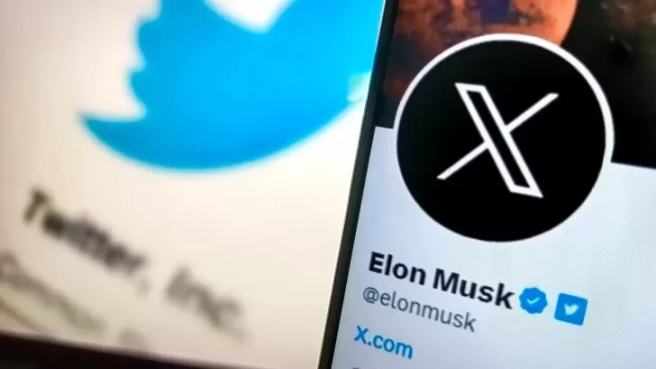 Elon Musk reemplazó el famoso logo del pájaro azul de Twitter por una “X”
