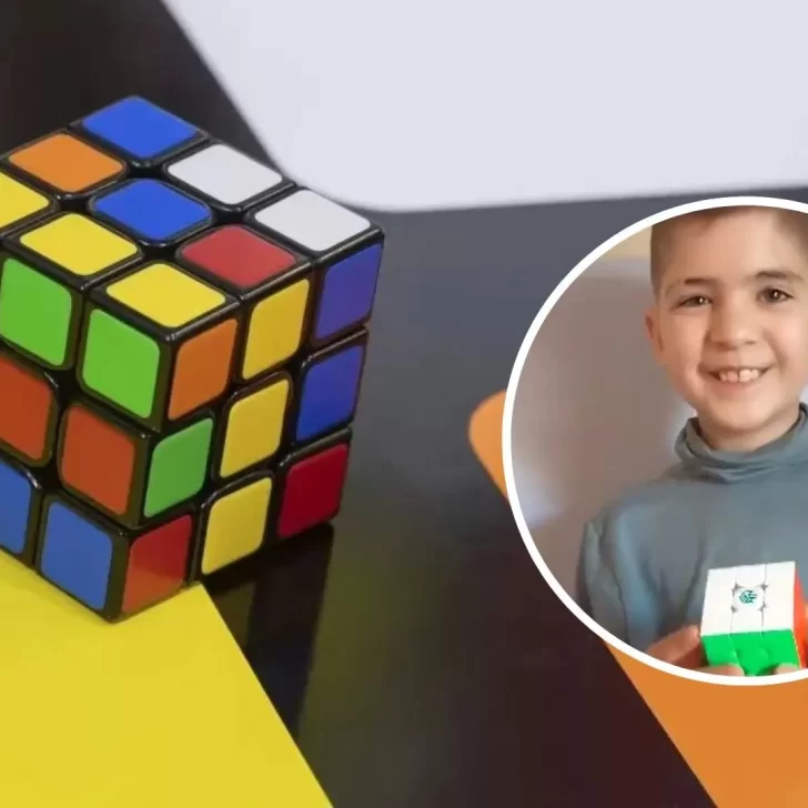 ¿Qué tan rápido podés resolver un cubo Rubik? Un santacruceño de 11 años lo puede hacer en un tiempo increíble