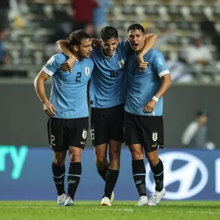 Mundial Sub 20: Uruguay goleó a Irak en el Diego Maradona de La Plata