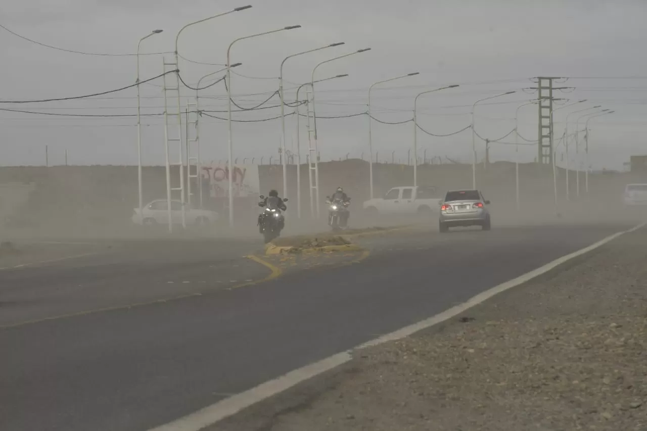 Alerta amarilla por fuertes vientos en Río Gallegos y gran parte de Santa Cruz