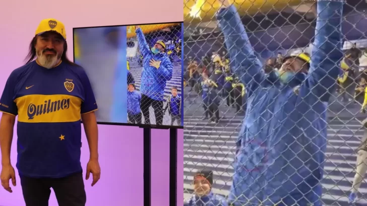 De Río Gallegos a La Boca: Walter Miranda, el hincha xeneize que fue viral estuvo en La Opinión Austral