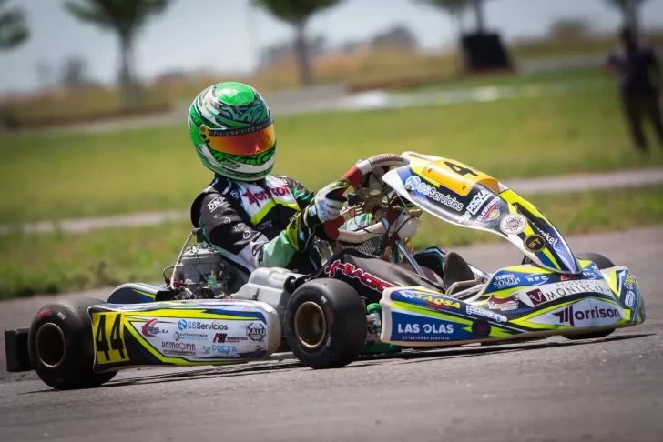 Karting: Thiago Díaz, el piloto de Río Gallegos, terminó 4° en Súnchales y sigue siendo escolta de la Grand National