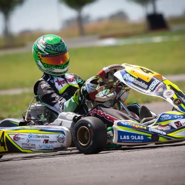 Karting: Thiago Díaz, el piloto de Río Gallegos, terminó 4° en Súnchales y sigue siendo escolta de la Grand National