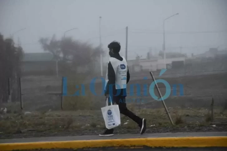 Río Gallegos amaneció con neblina en la mañana del Censo 2022