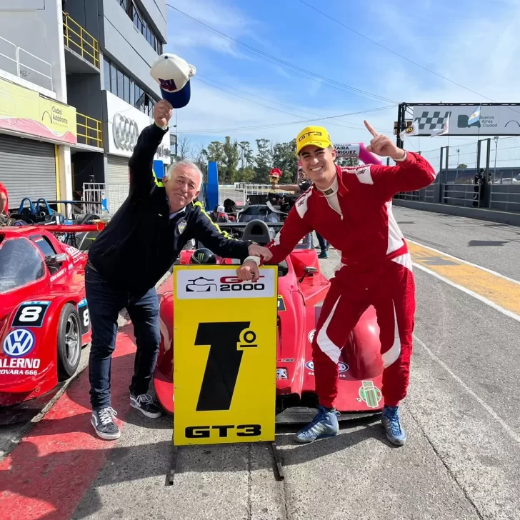 El piloto santacruceño Ayrton Gardoqui ganó en la Clase GT3 en el autódromo de Buenos Aires