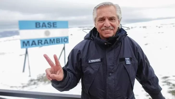 Alberto Fernández desde la Antártida: “El sur también existe, es argentino y es parte indisoluble de la nación”