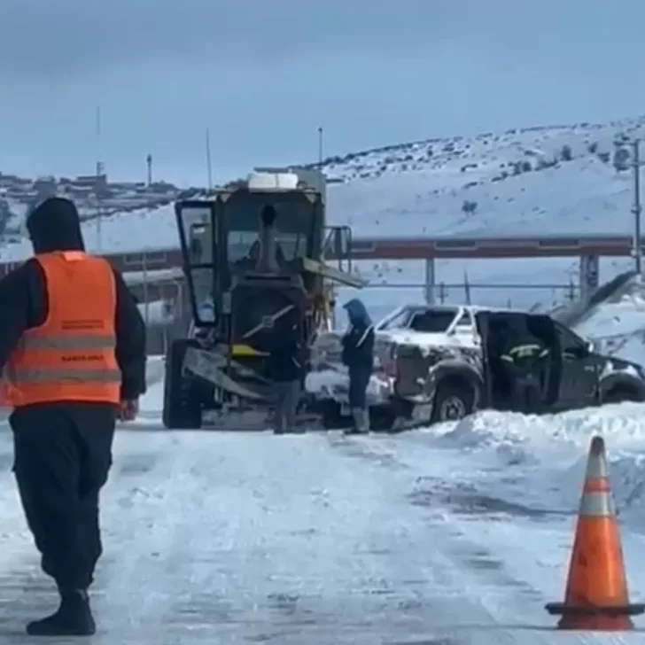 Atropellaron a un trabajador vial en la ruta entre Río Turbio y 28 de Noviembre: quedó lesionado