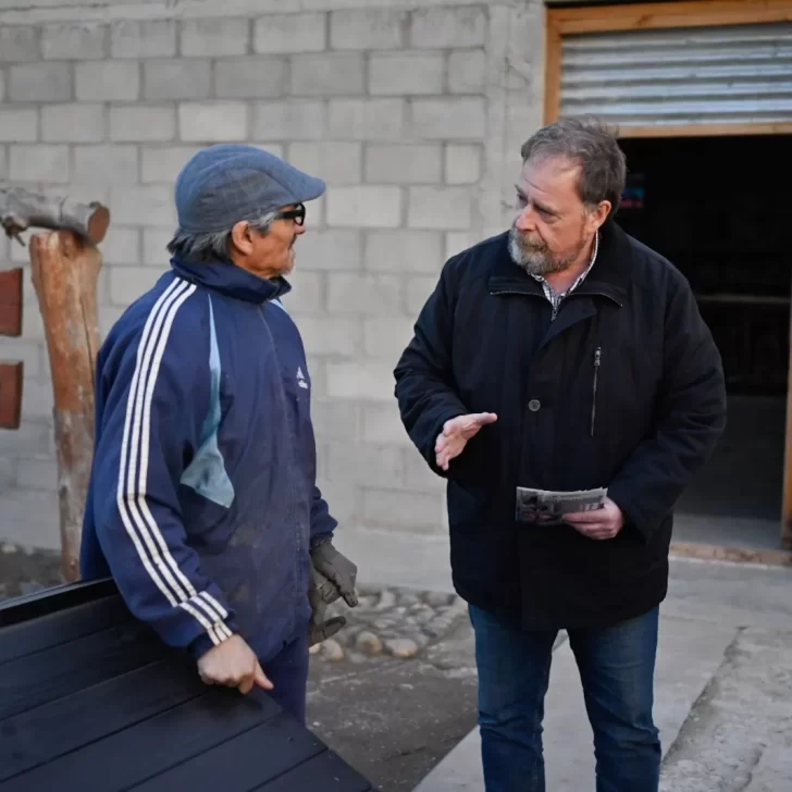 En recorrida por comercios, Guillermo Polke conoció la historia de superación de un vecino emprendedor