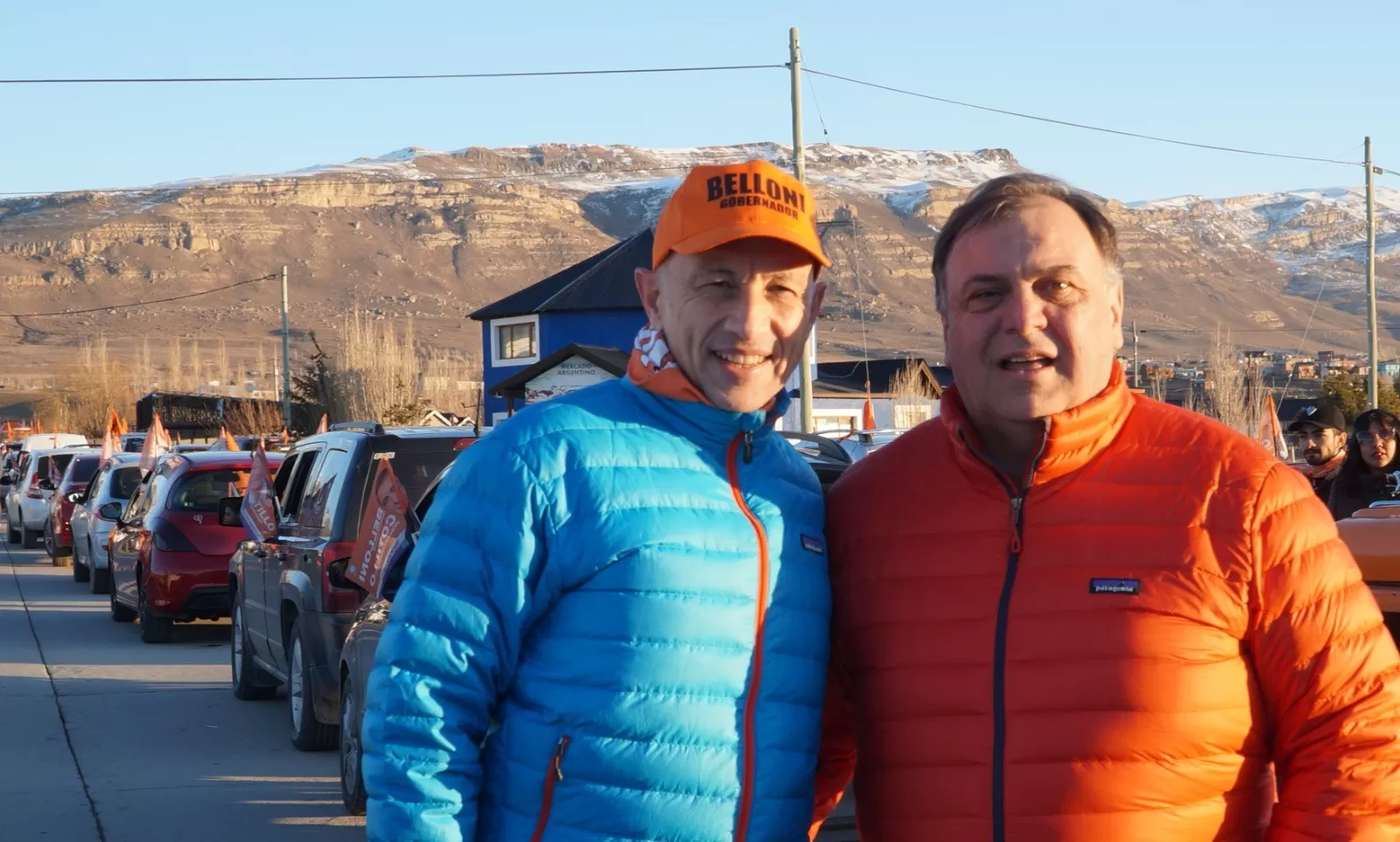 Más de 12 mil vecinos de El Calafate apoyaron a Javier Belloni en una caravana