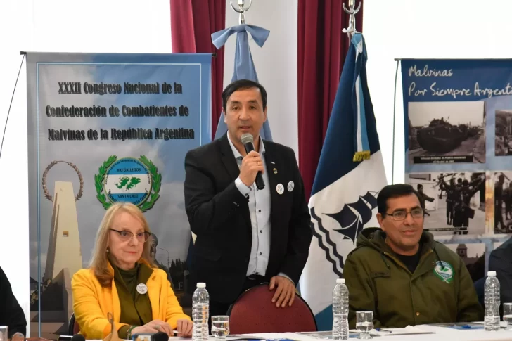 Pablo Grasso en el congreso de excombatientes de Malvinas: “En Río Gallegos intentamos contener algo que fue injusto” 